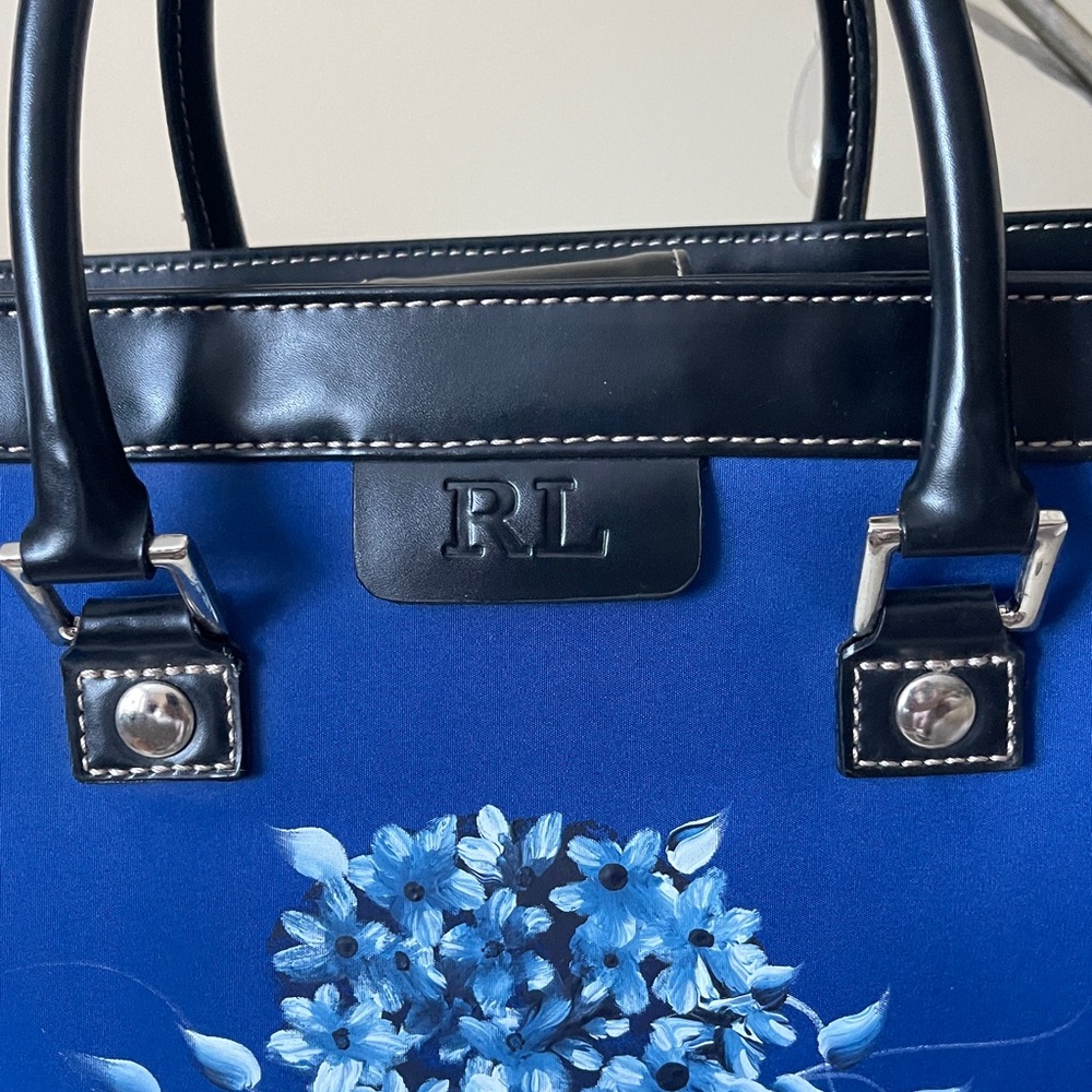 Ralph Lauren hand-painted Women's Tote Bag - Picture 2 of 9